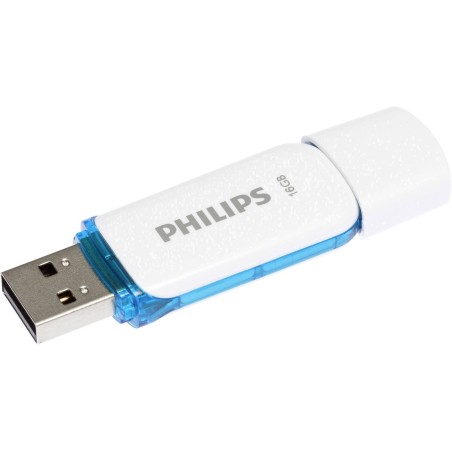 Philips FM16FD70B Snow edition 2.0 16GB USB 2.0 USB stick Blå Hvid